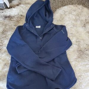 Columbia Women's Dark Blue Hooded Fleece Jacket